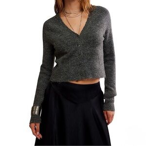 Free People School Girl SoftSpun Cardi ~ NWT